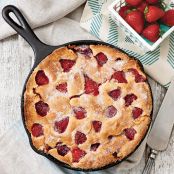 Strawberry Skillet Cake